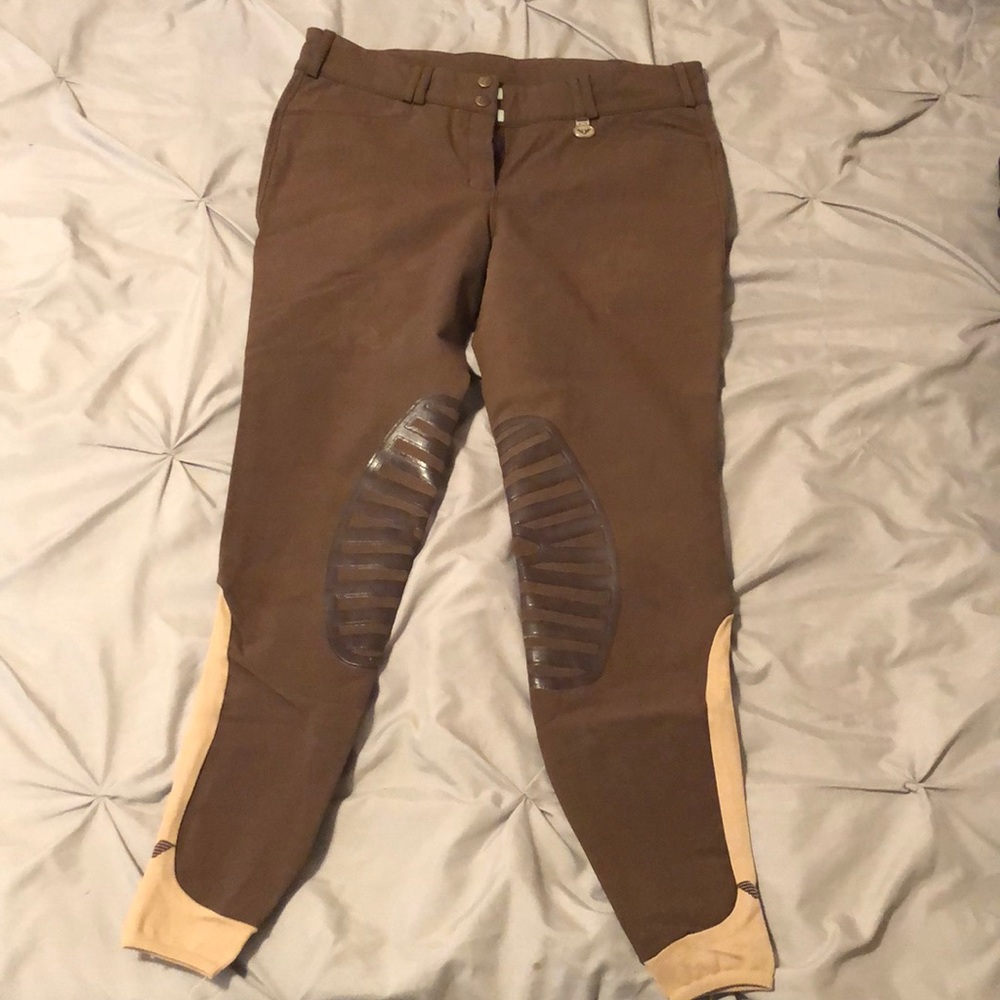 Tuffrider brown/tan riding breeches